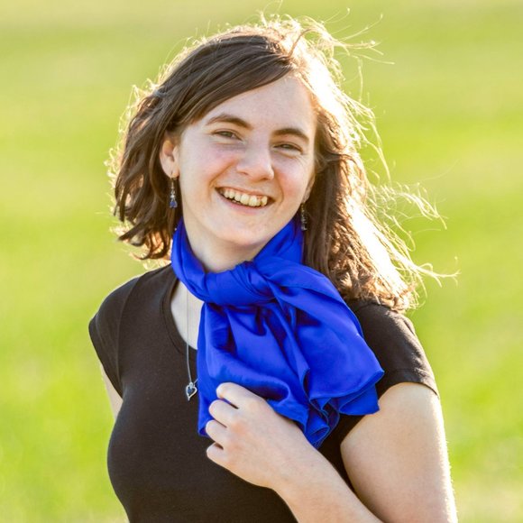 Lavender Silk Wild Rag Scarf - Picture 5 of 5